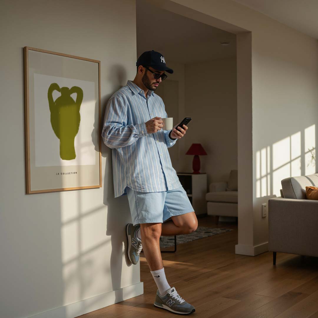 Moderne Amfoor Kunst Poster-WallArtistic