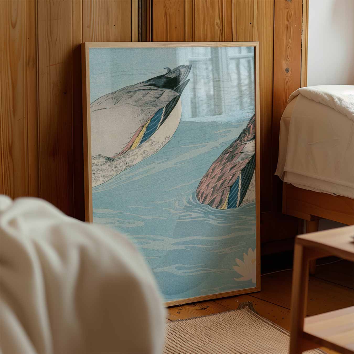 Rustige Eendendans Poster-WallArtistic