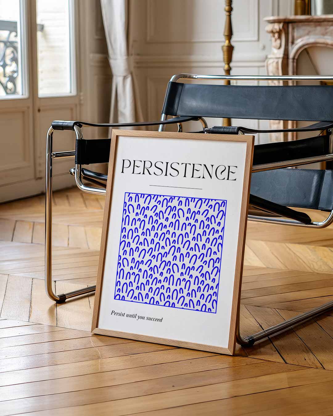 Inspirerende Volhardingsposter