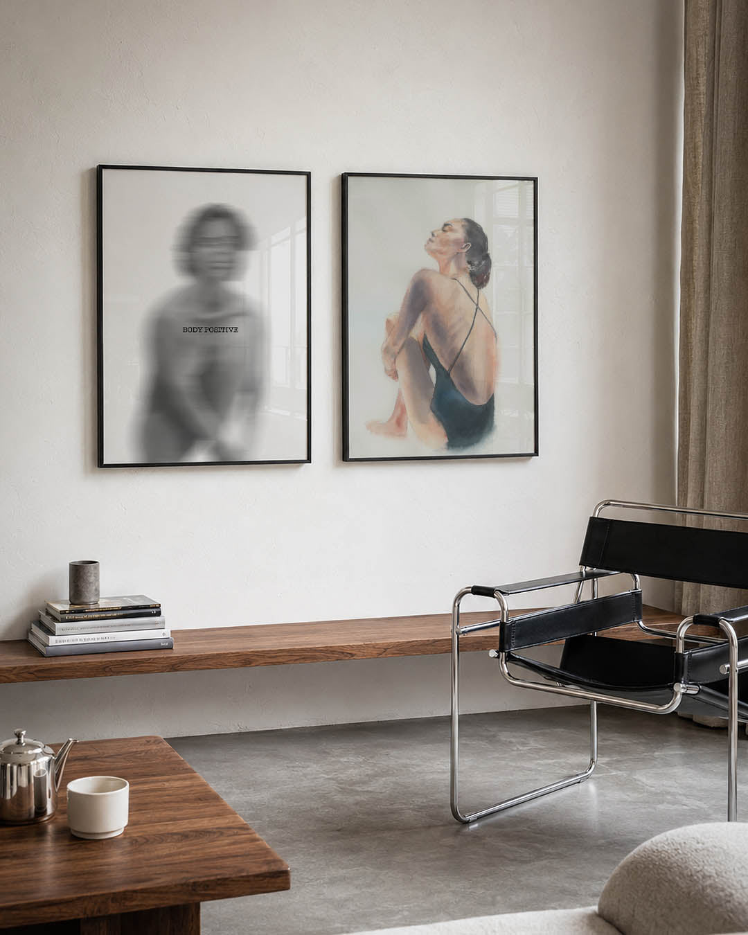 Vervagende beweging Posterset