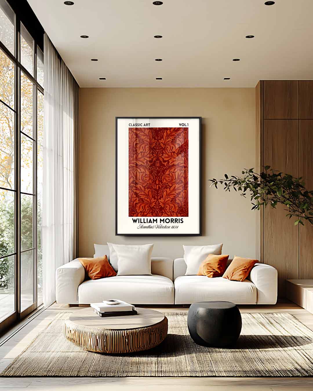 Acanthus Velveteen Kunstwerk-canvas-dibond-plexiglas-wanddecoratie-WallArtistic