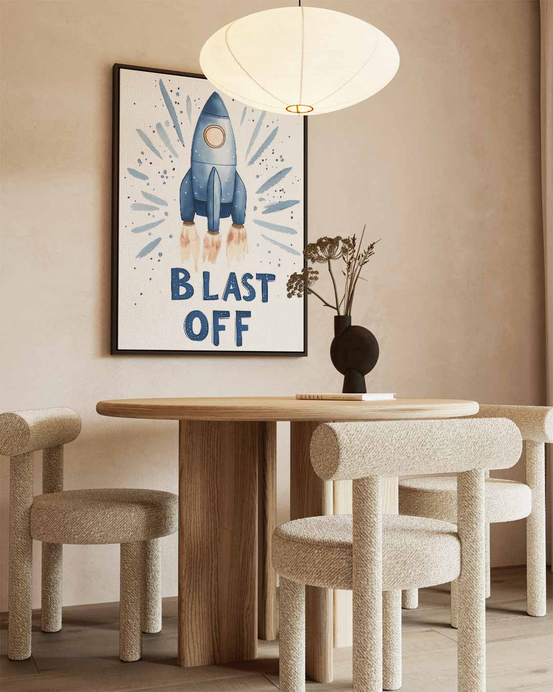 Ruimtevaartsensatie Kunstwerk-canvas-dibond-plexiglas-wanddecoratie-WallArtistic