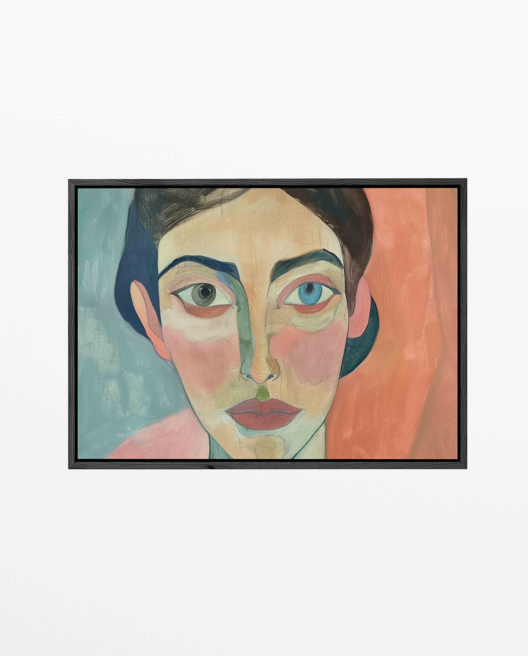 Expressief portret Kunstwerk
