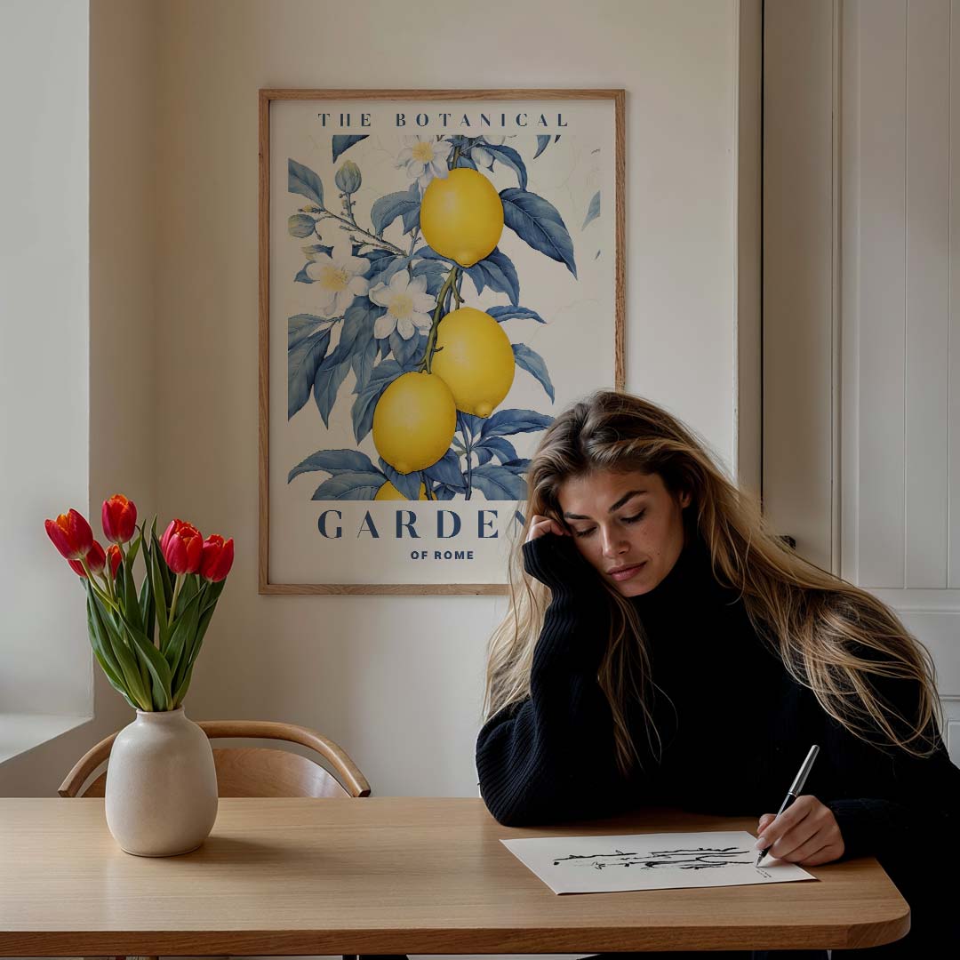 Botanische Tuin van Rome Poster-WallArtistic