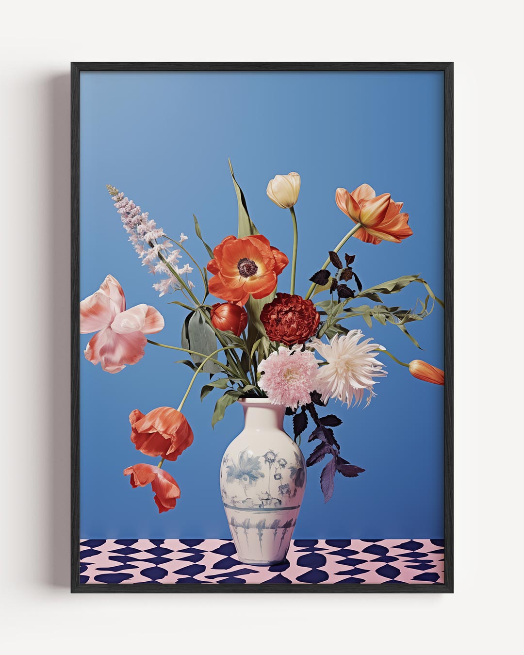 Bloemenpracht in Vaas Poster-WallArtistic