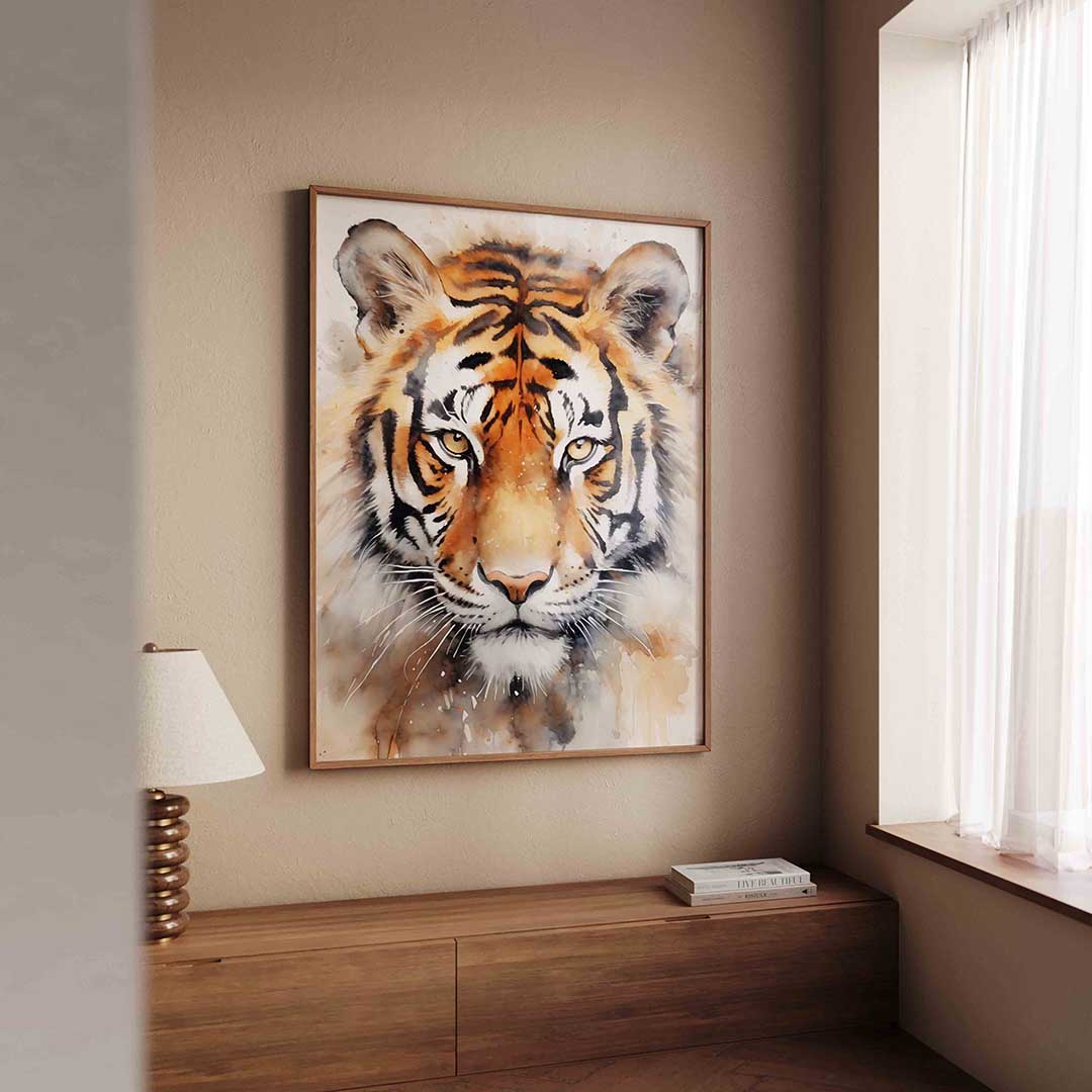 Tijger portret Poster