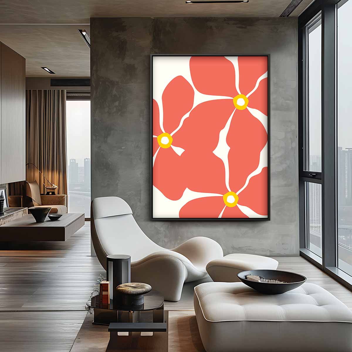 Bloemenexplosie op Canvas Kunstwerk-canvas-dibond-plexiglas-wanddecoratie-WallArtistic