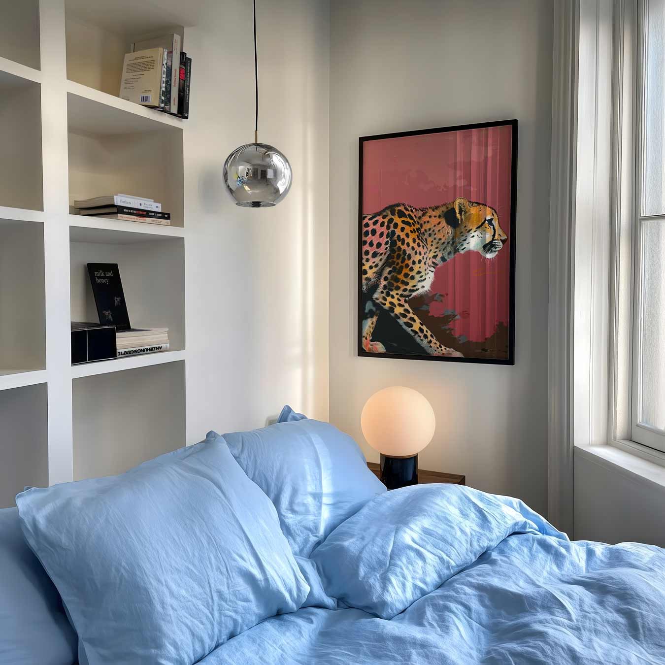 Elegante Cheetah Wanddecoratie Poster
