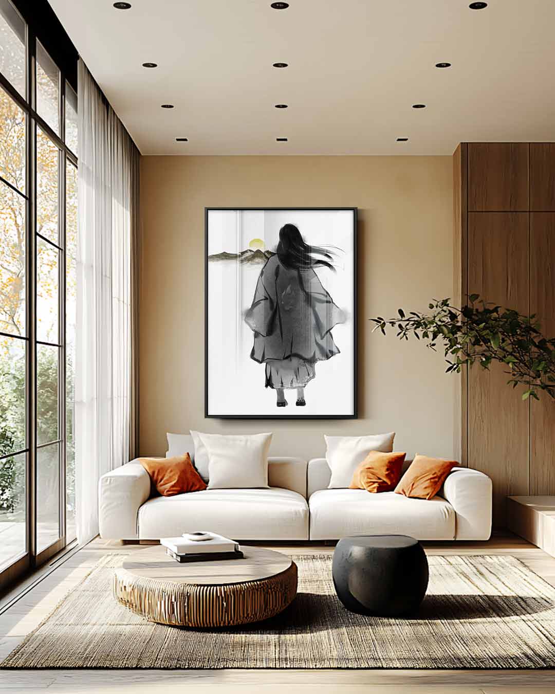 Dageraad in de Bergen Kunstwerk-canvas-dibond-plexiglas-wanddecoratie-WallArtistic