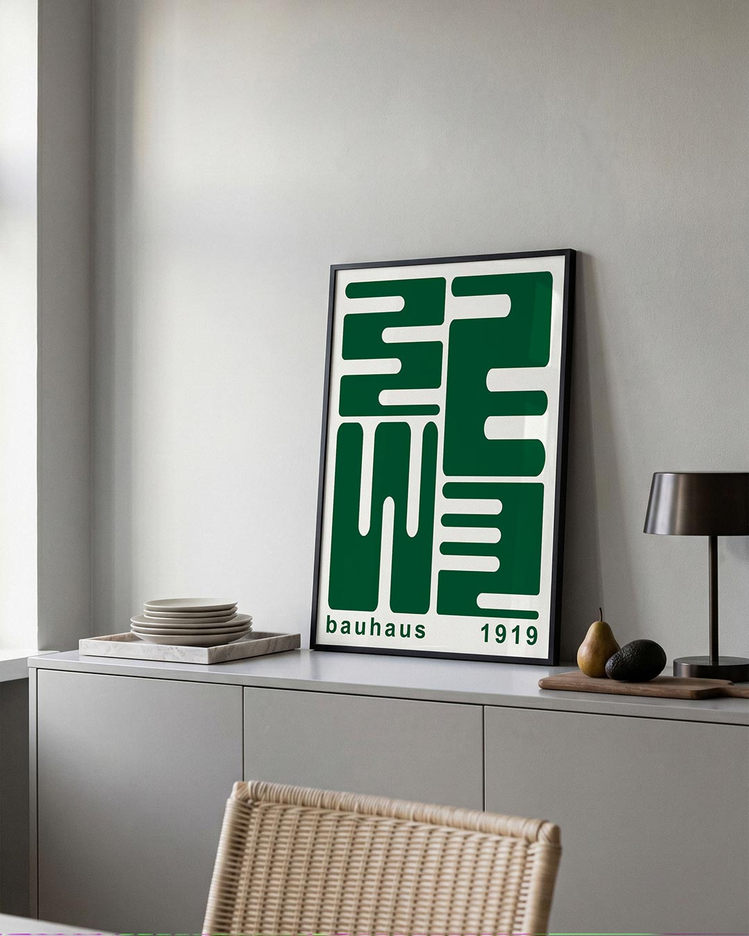 Lijnenspel en vormen Poster