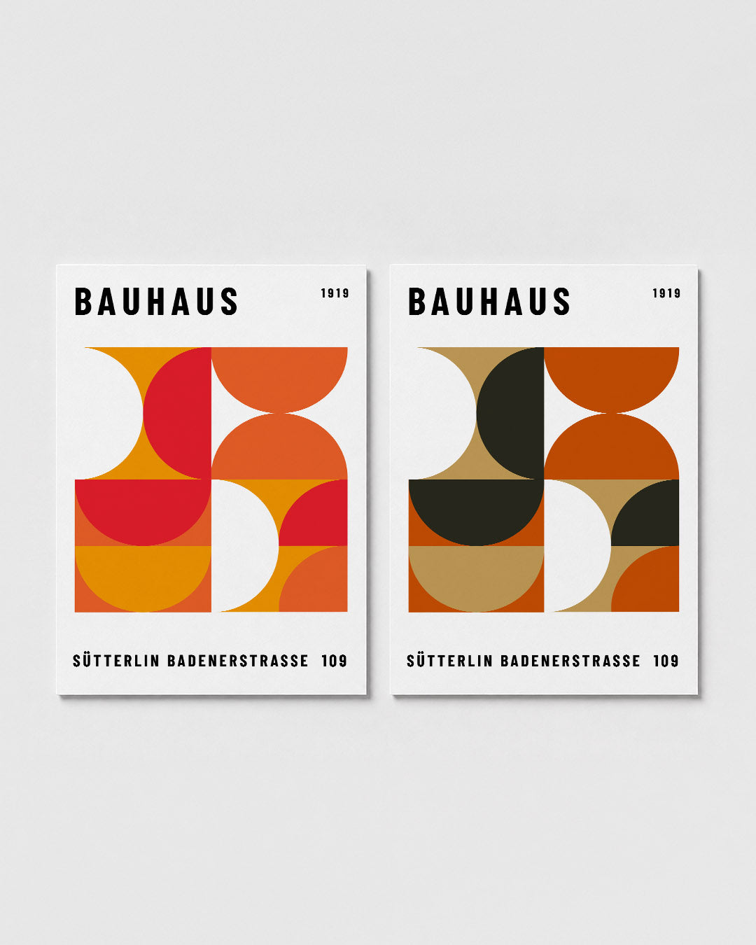 Kleurrijke vormen Posterset