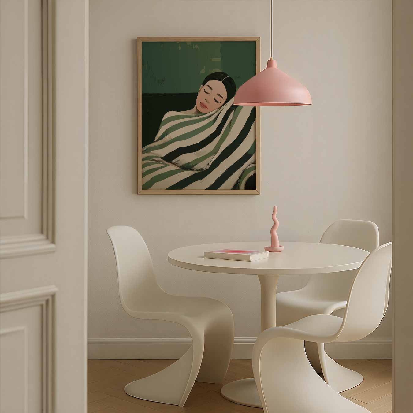 Dromerige Groen Getinte Poster-WallArtistic