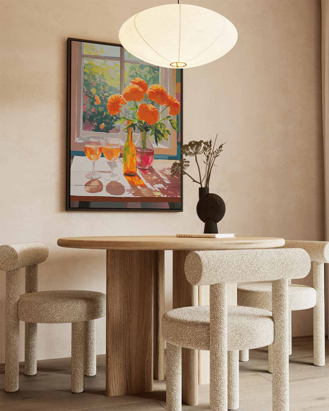 Zomers Licht in de Kamer Kunstwerk-canvas-dibond-plexiglas-wanddecoratie-WallArtistic