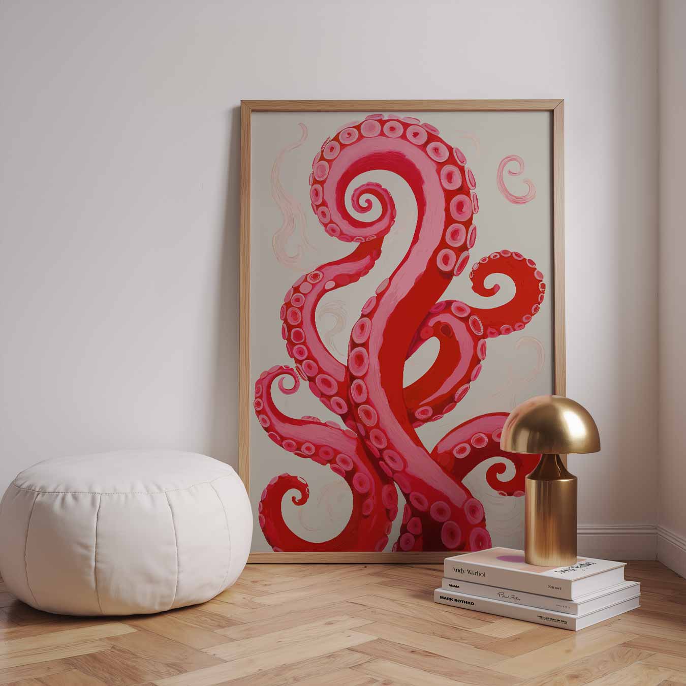 Dromerige Octopus Tentakels Poster