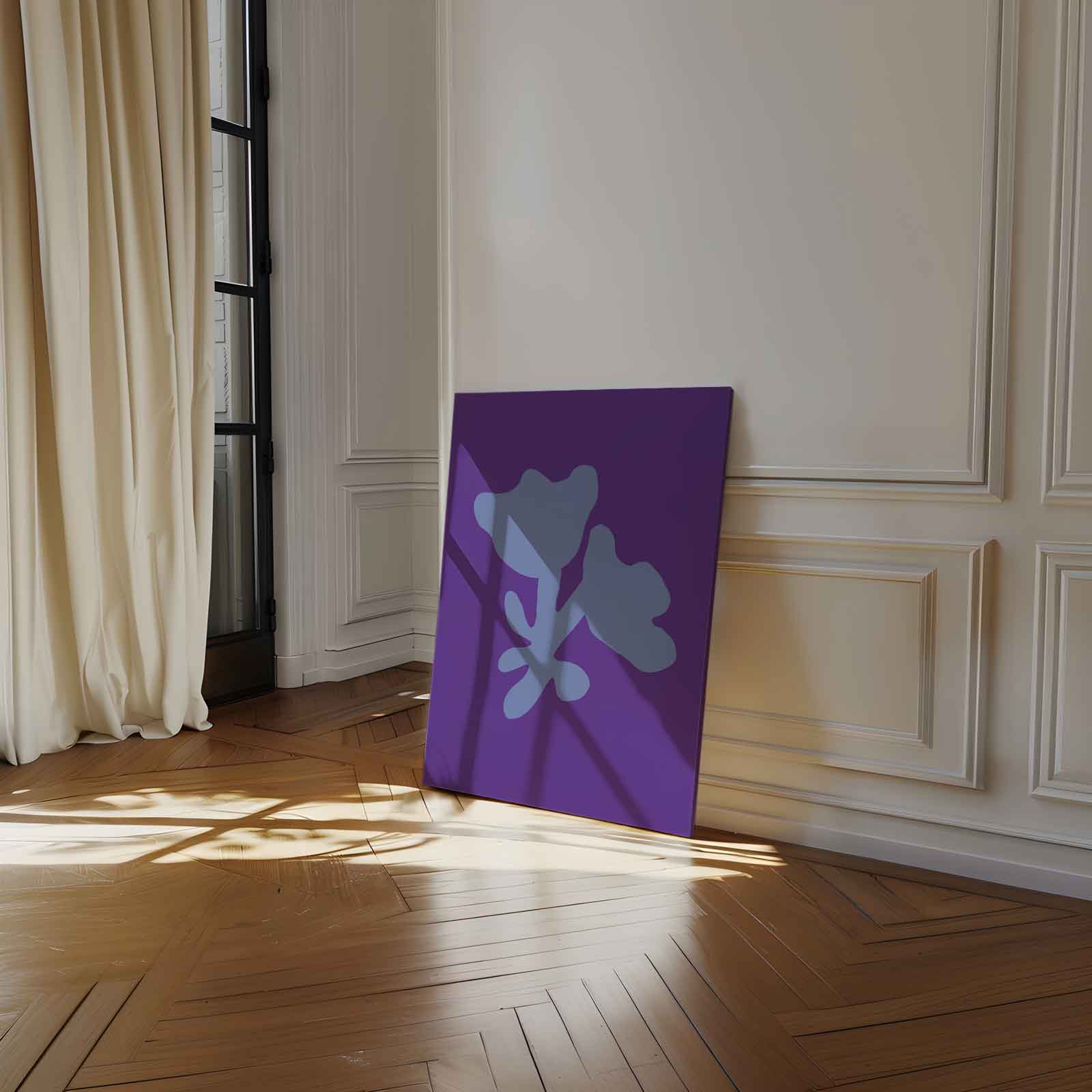 Verrassende Bloemvorm Studie Kunstwerk-canvas-dibond-plexiglas-wanddecoratie-WallArtistic