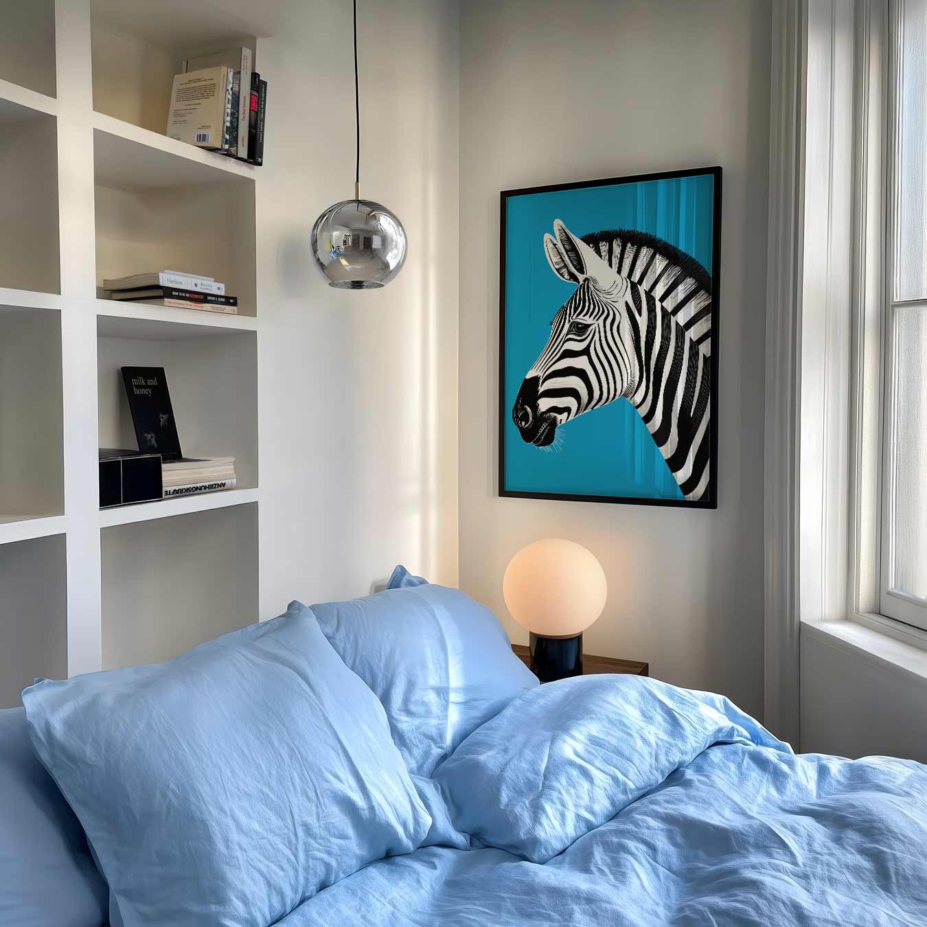 Zebra Portret Poster-WallArtistic