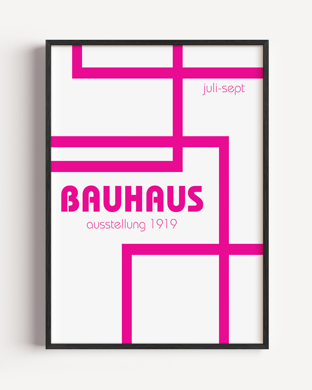 Lijnen en kleurvlakken Poster