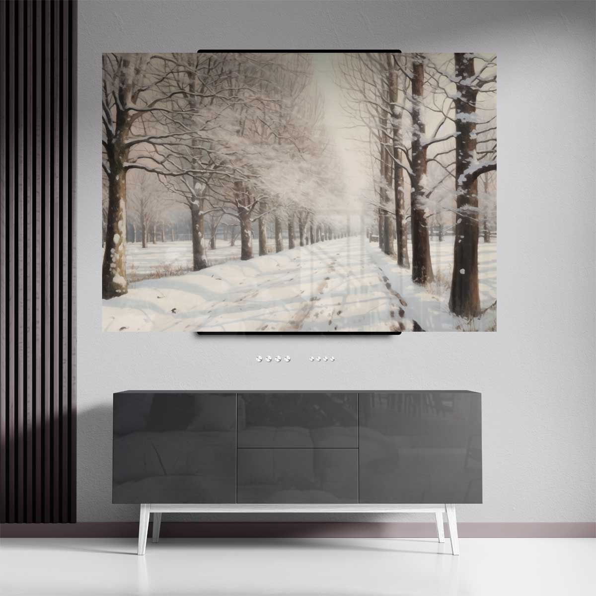Winter Wonderland Laantje Kunstwerk-canvas-dibond-plexiglas-wanddecoratie-WallArtistic