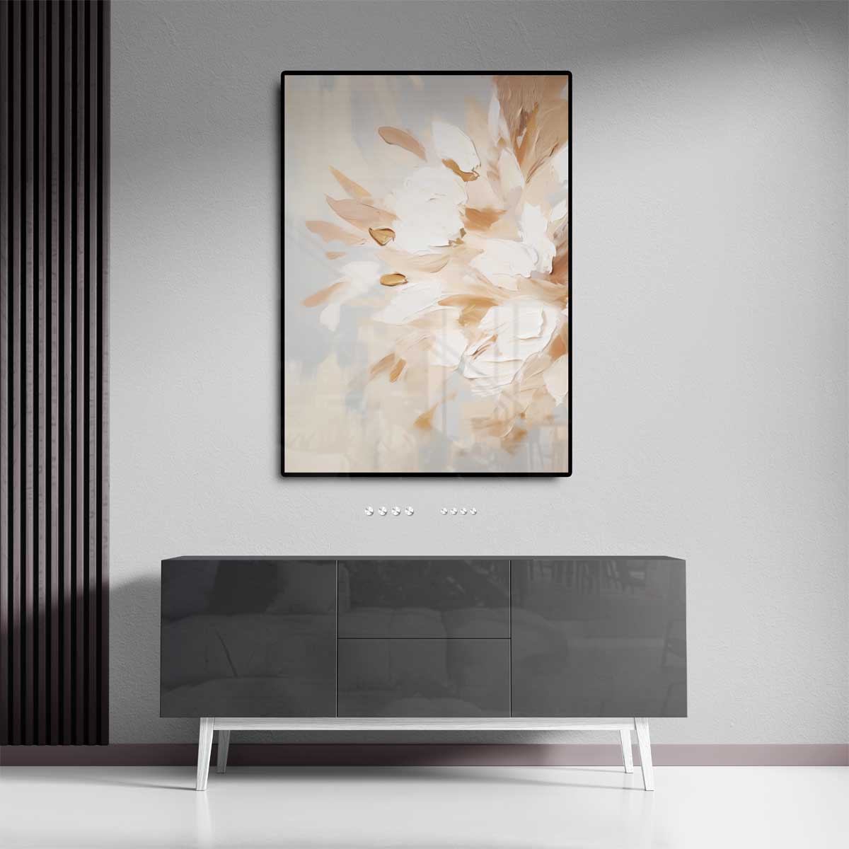 "Ethereal Bloemenpracht" Kunstwerk-canvas-dibond-plexiglas-wanddecoratie-WallArtistic