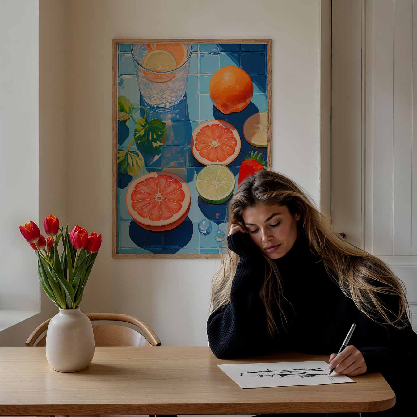 Zomers Fruitplezier Poster