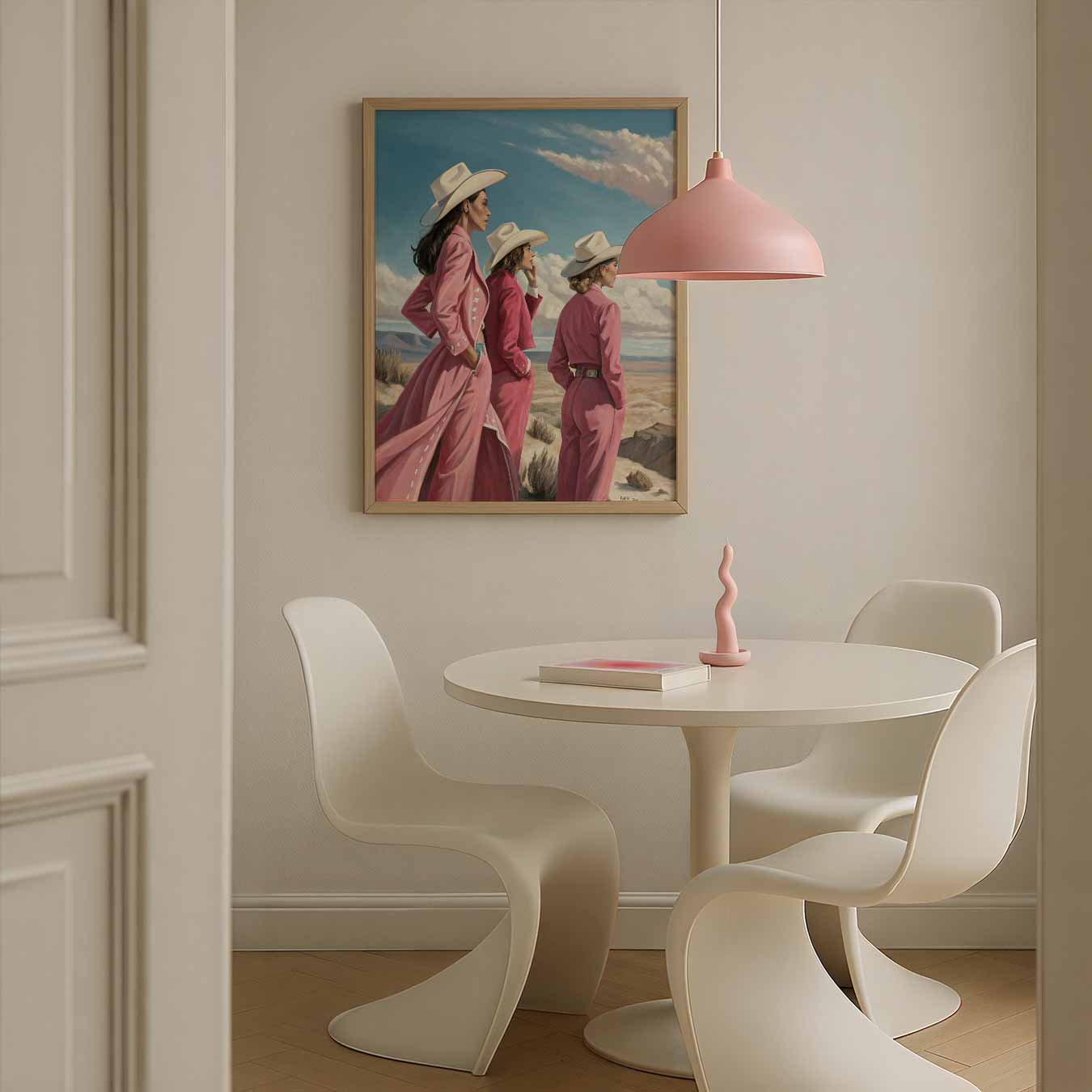 Stijlvolle Cowboy-Chic Poster-WallArtistic