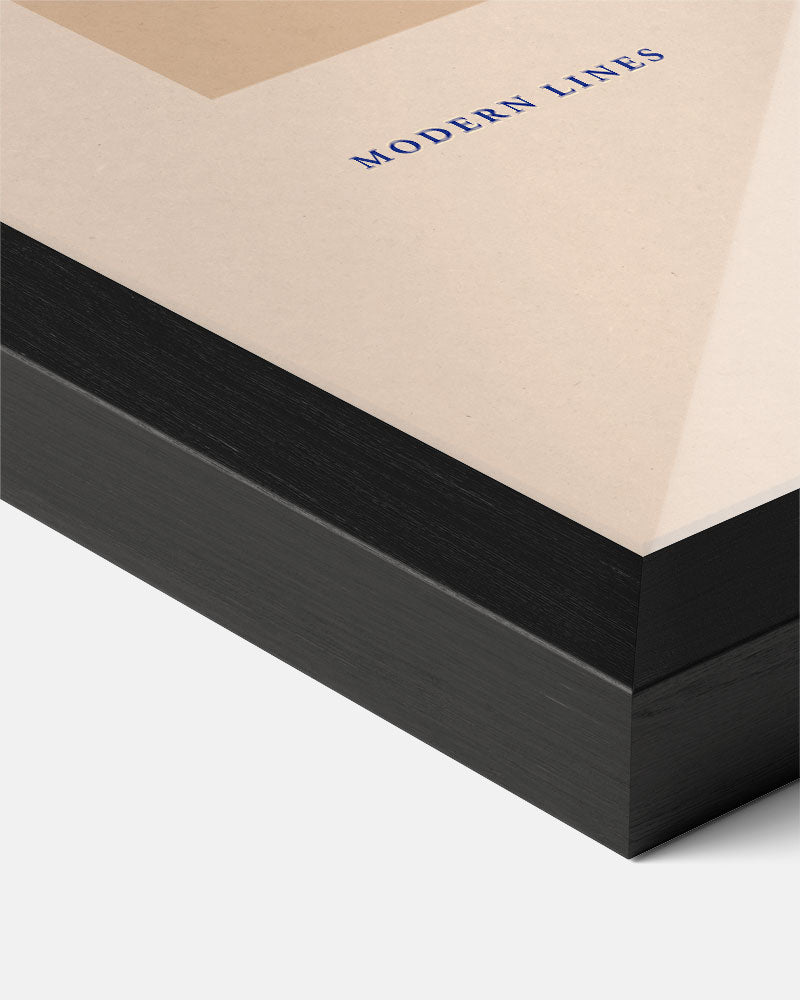 Moderne Lijnen Kunstposter-WallArtistic