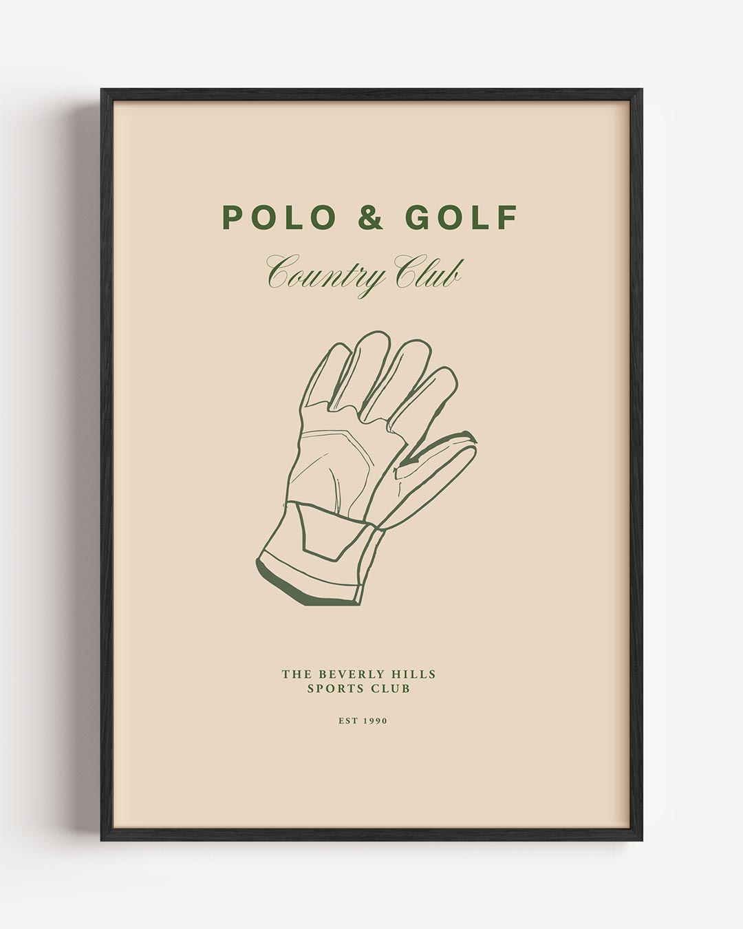 Stijlvolle Country Club Poster-WallArtistic