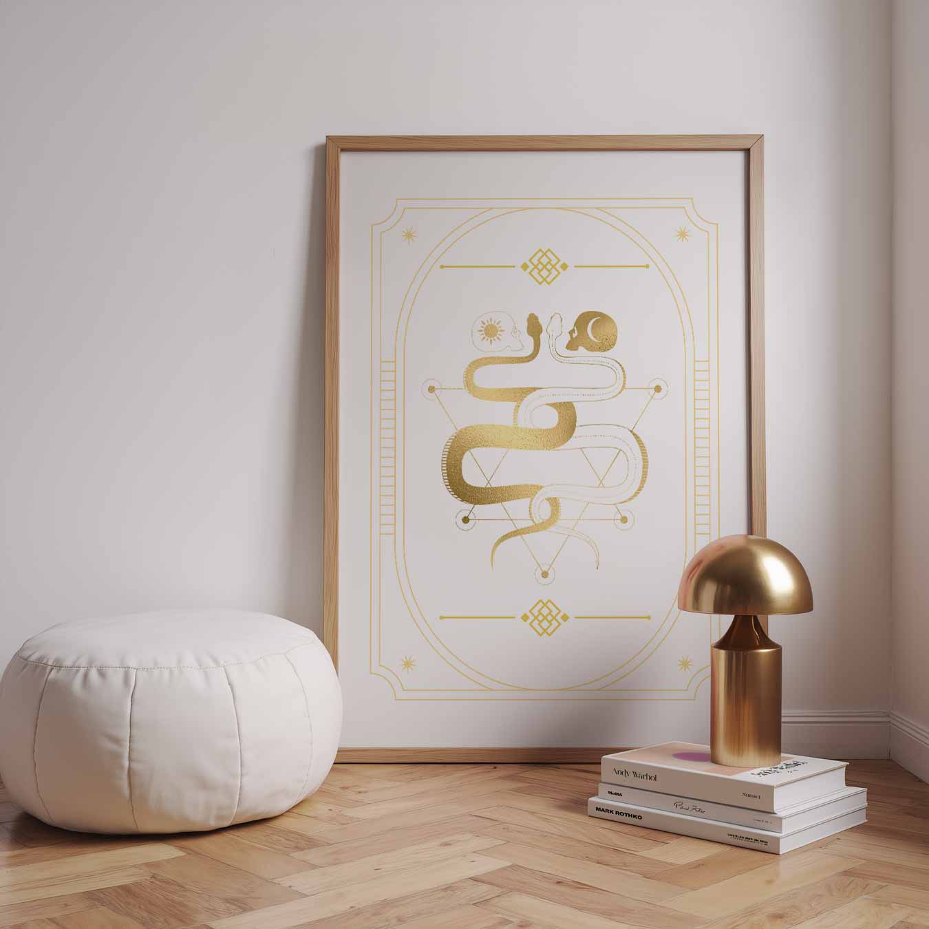Mystieke Slangensymbool Poster