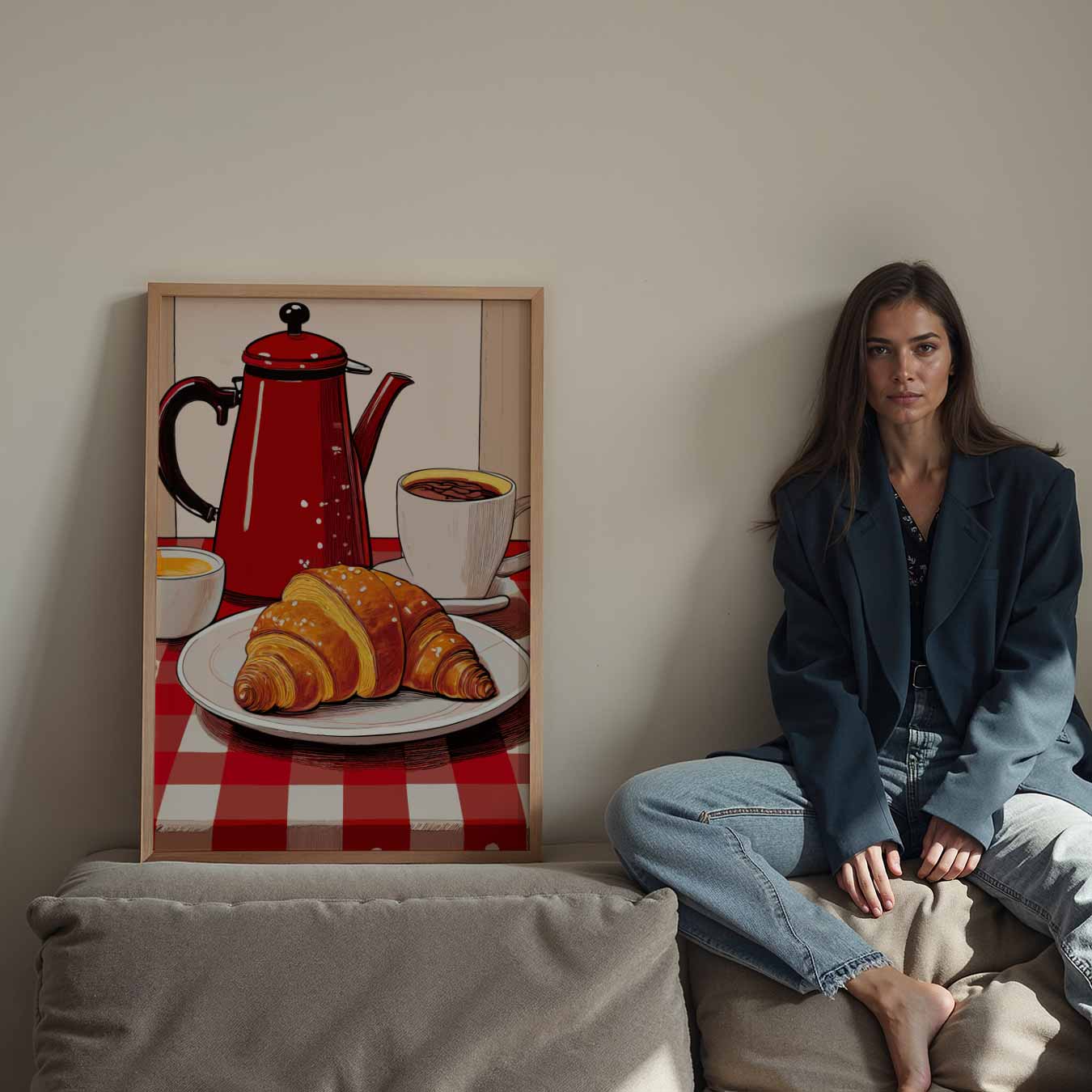 Franse Ontbijtcharme Poster