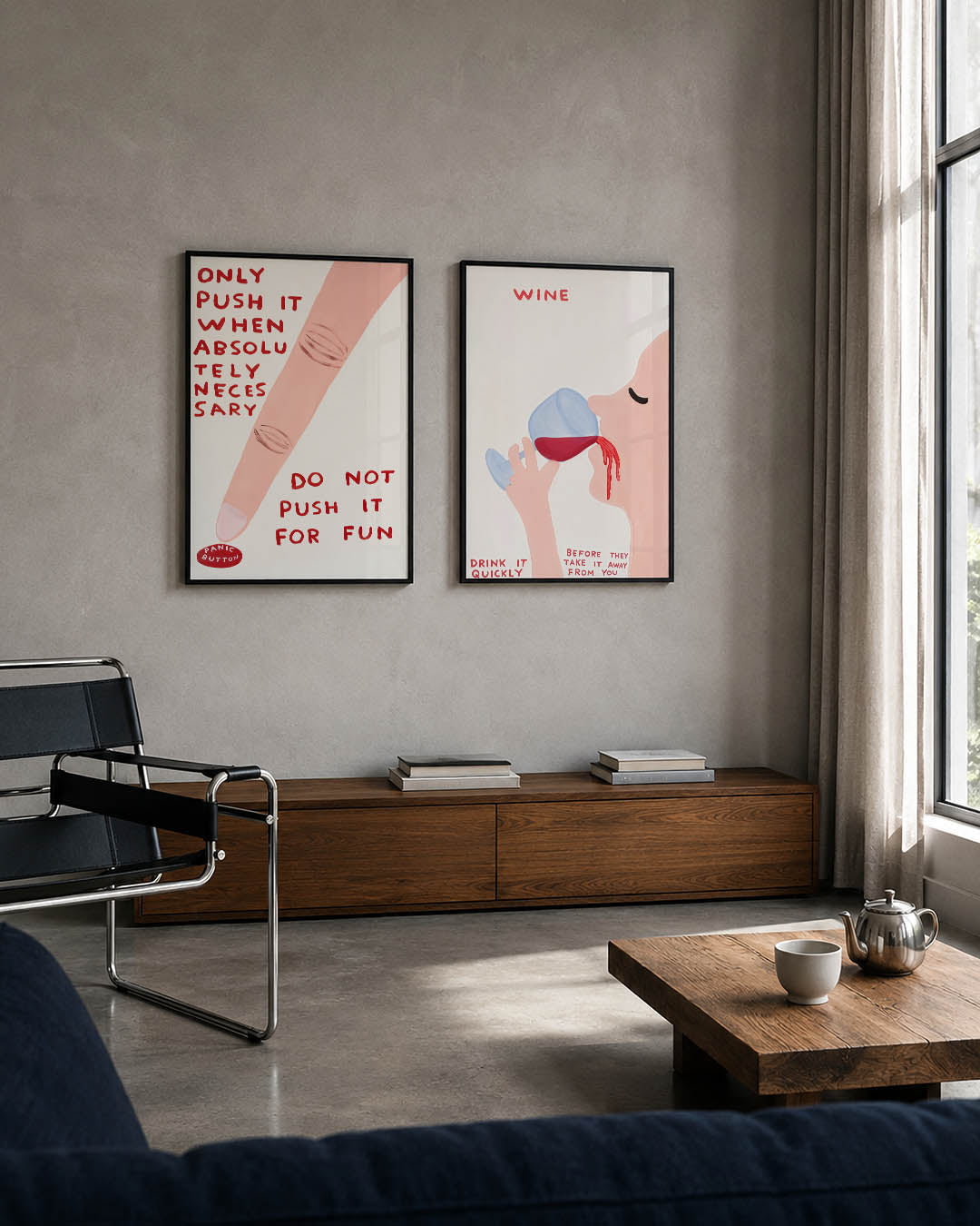 Kleur en tekst Posterset
