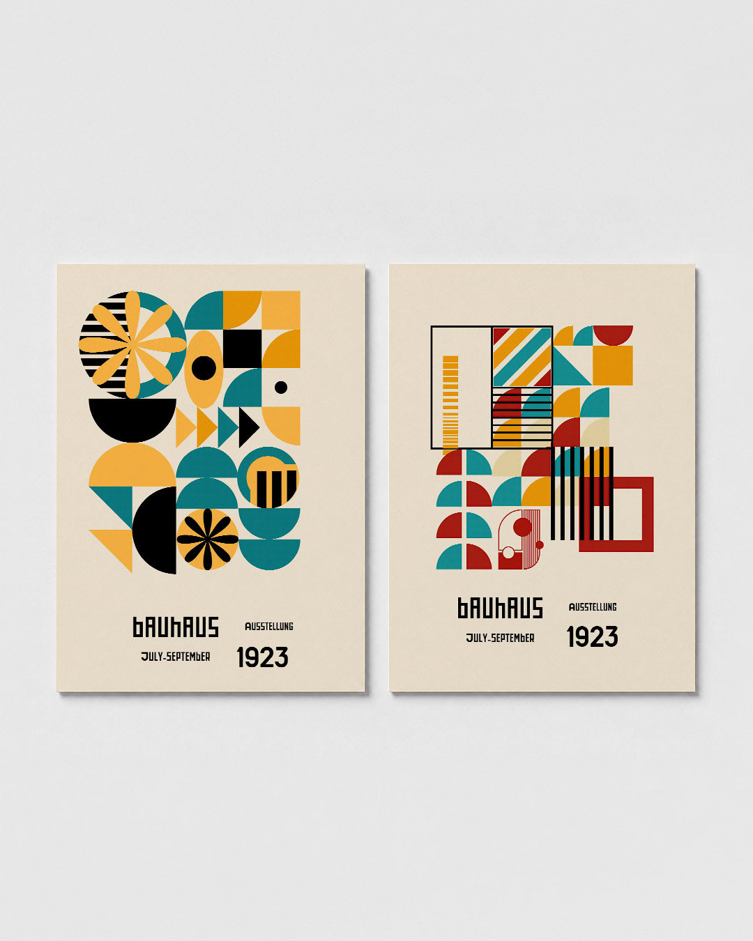 Vormenspel en kleuren Posterset