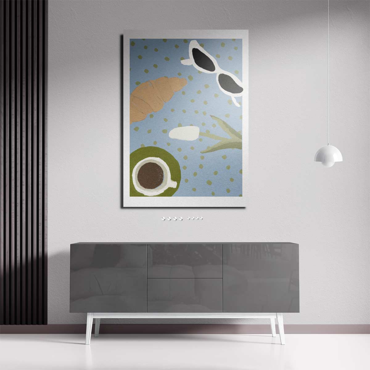 Zomerse Ontspanning Kunstwerk-canvas-dibond-plexiglas-wanddecoratie-WallArtistic