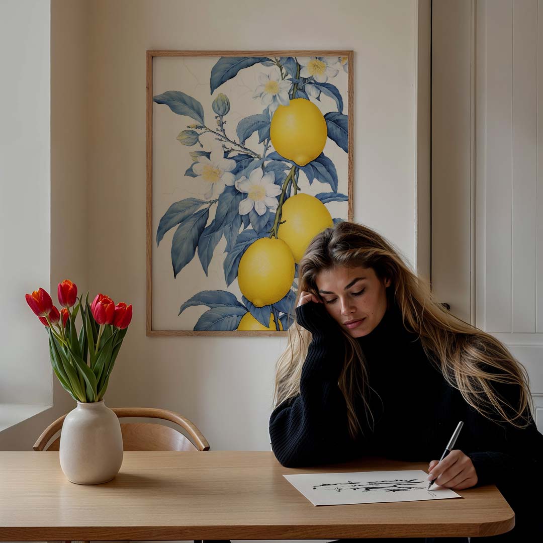 Citroen Bloom Poster-WallArtistic