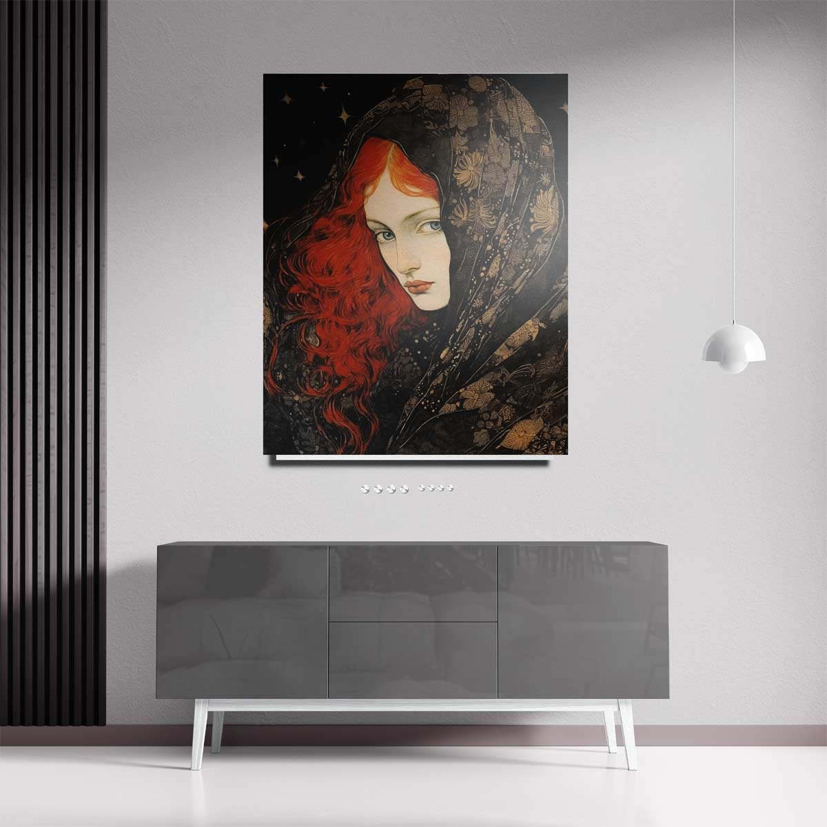 Sterrennacht Mysterie Kunstwerk-canvas-dibond-plexiglas-wanddecoratie-WallArtistic