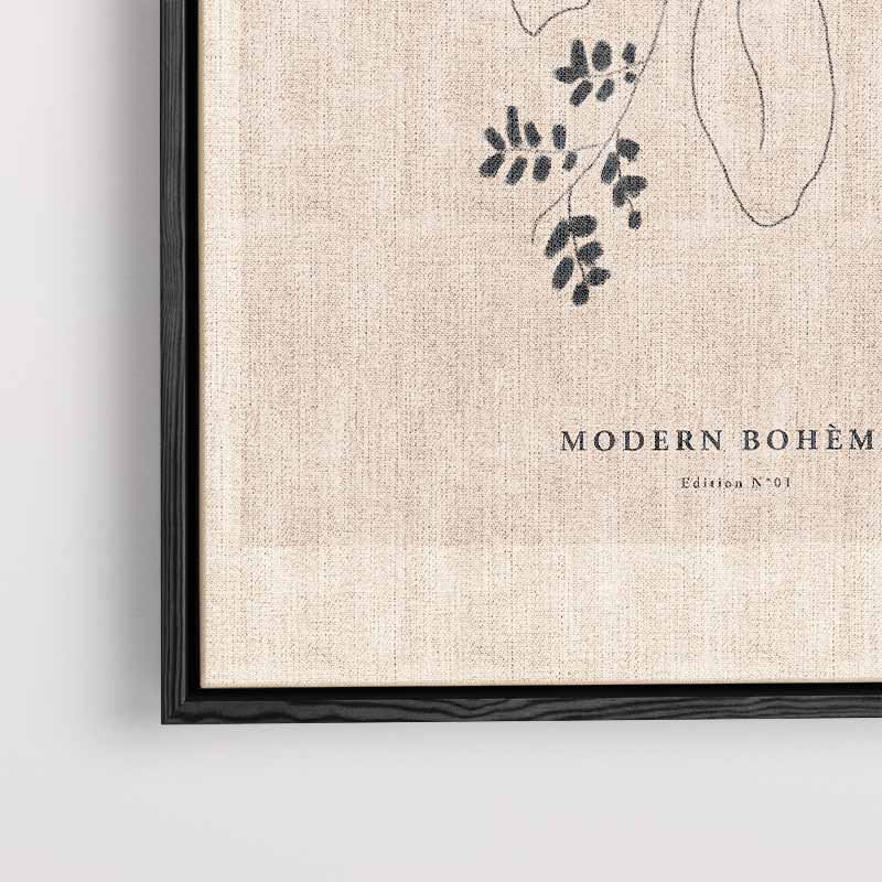 Flowers II Moderne Boho Print Kunstwerk-canvas-dibond-plexiglas-wanddecoratie-WallArtistic