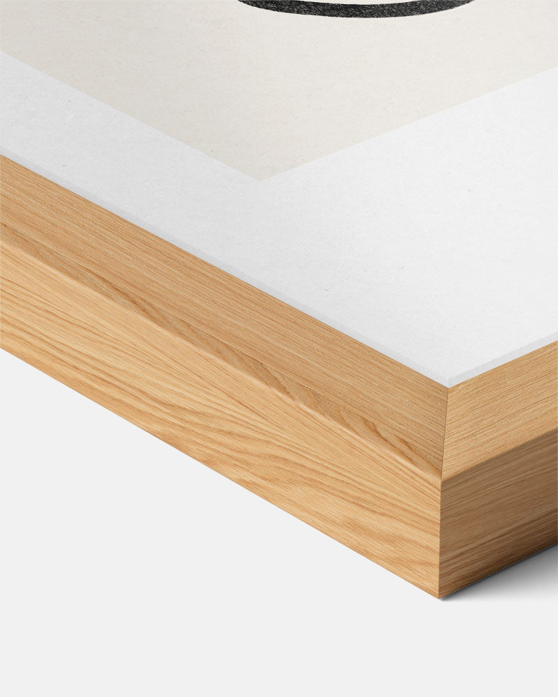 Abstracte Bloemenlijn Art Poster-WallArtistic