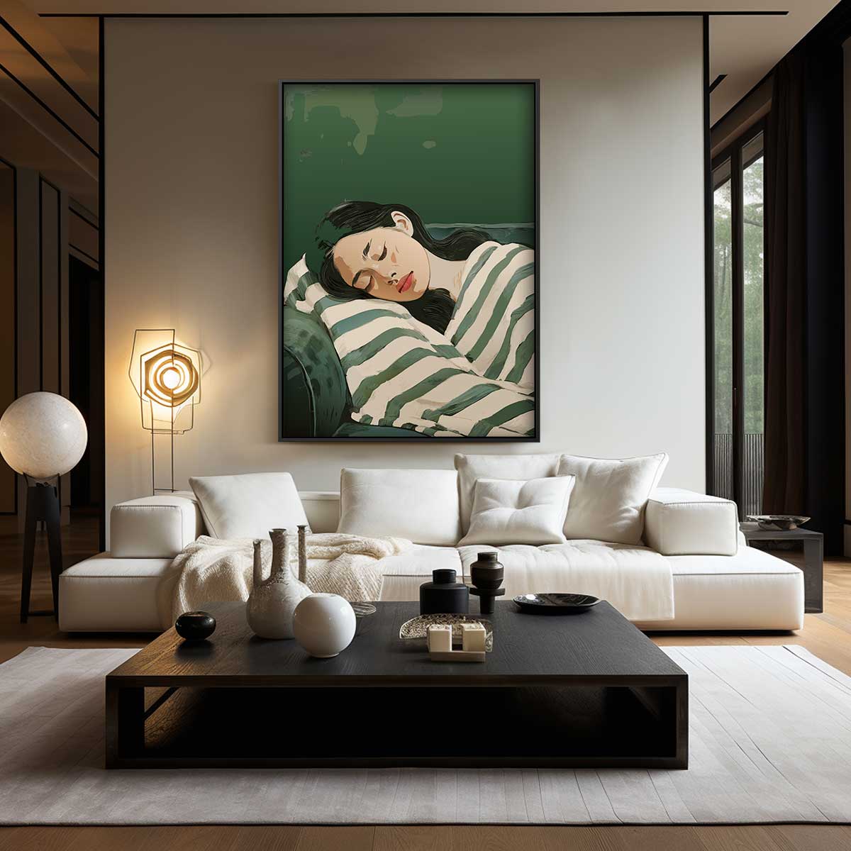 Dromerige Rust Kunstwerk-canvas-dibond-plexiglas-wanddecoratie-WallArtistic