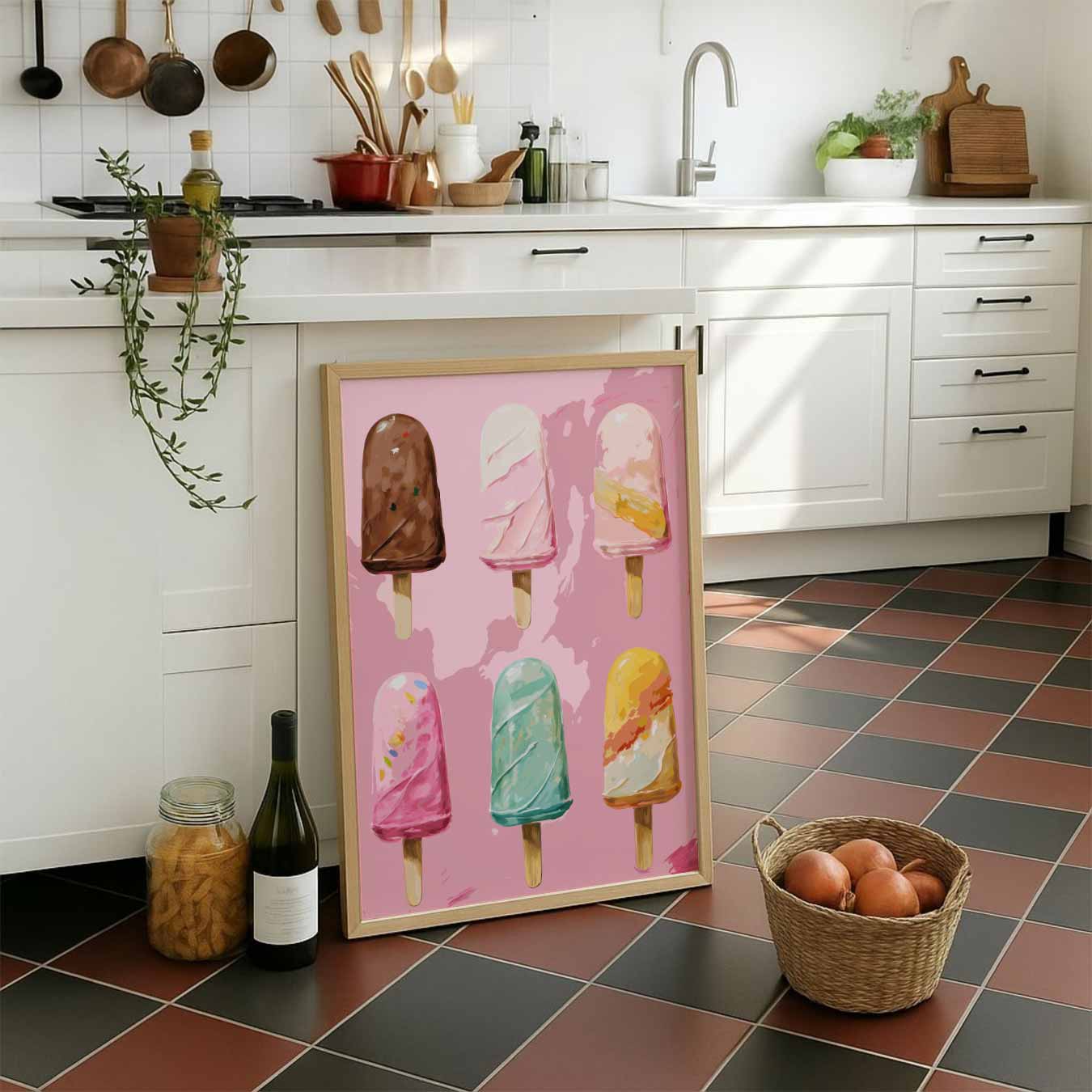 Zomerse IJsjes Poster-WallArtistic