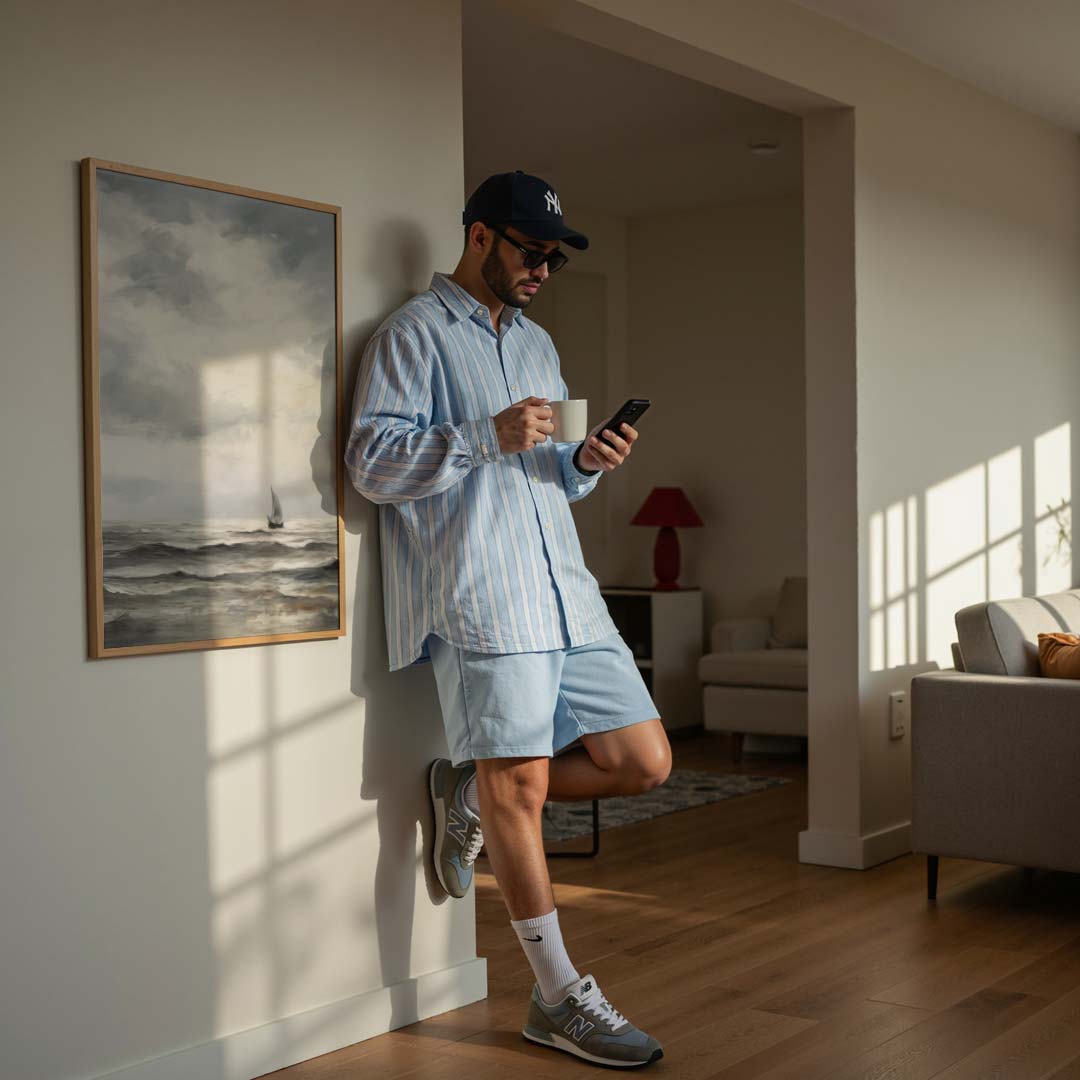 Zeilboot op de Open Zee Poster-WallArtistic