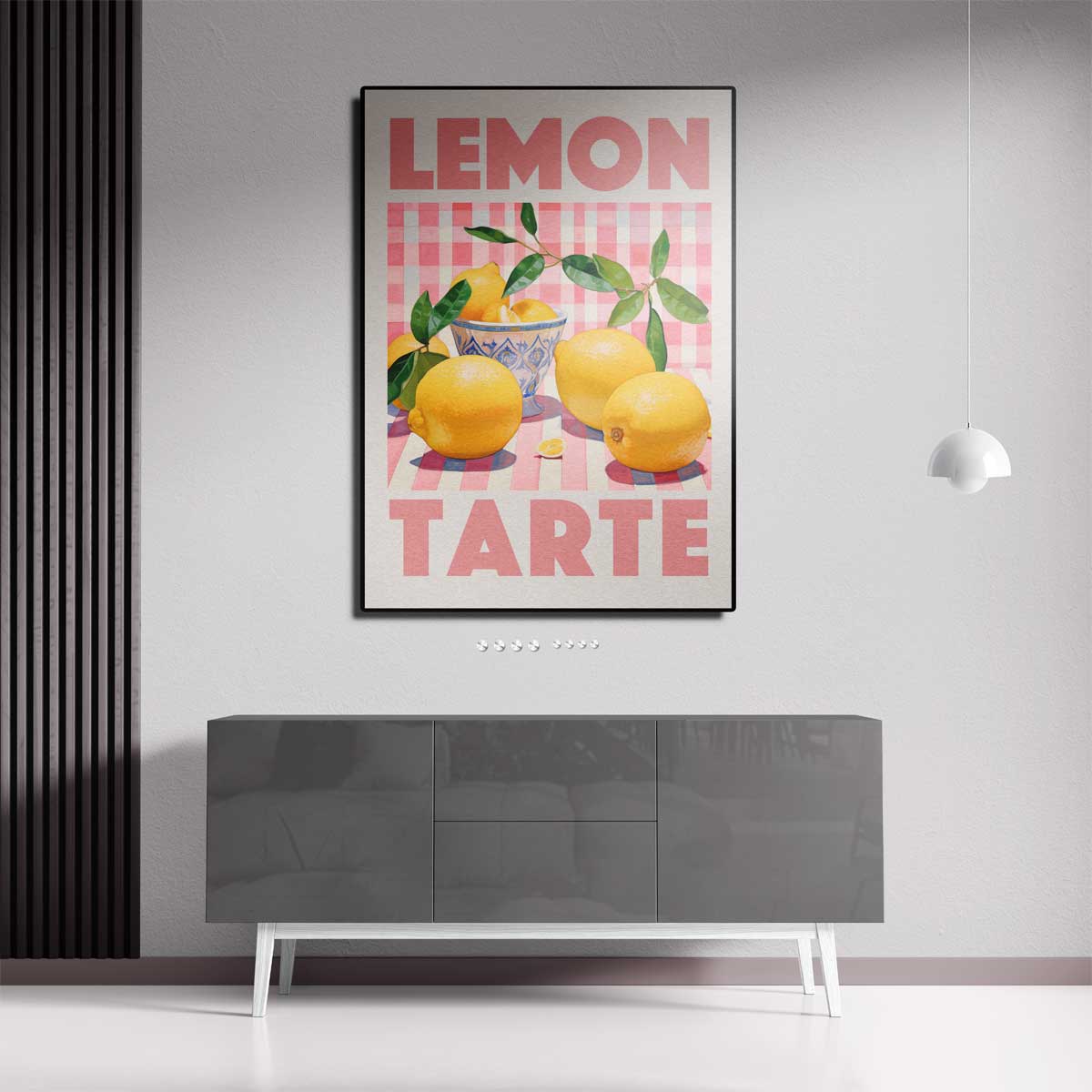 Citroen Tarte Kunstwerk-canvas-dibond-plexiglas-wanddecoratie-WallArtistic