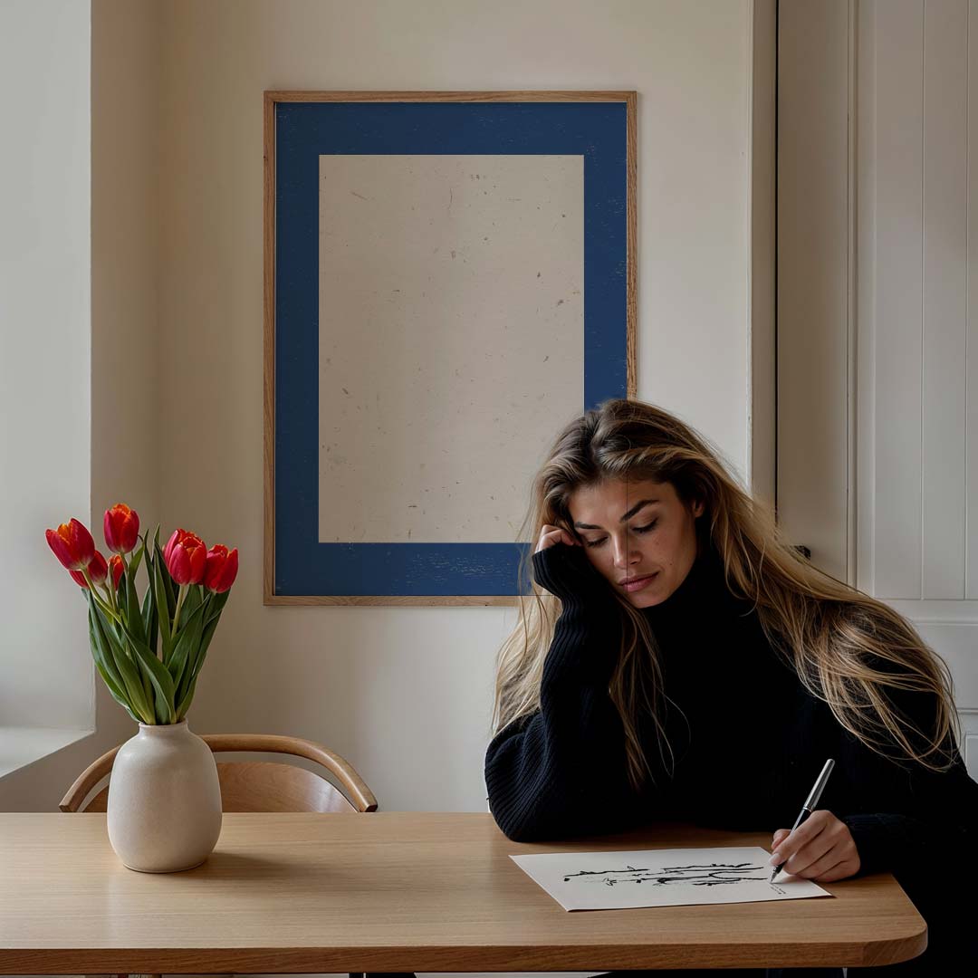 Stijlvolle Minimalistische Muurposter-WallArtistic