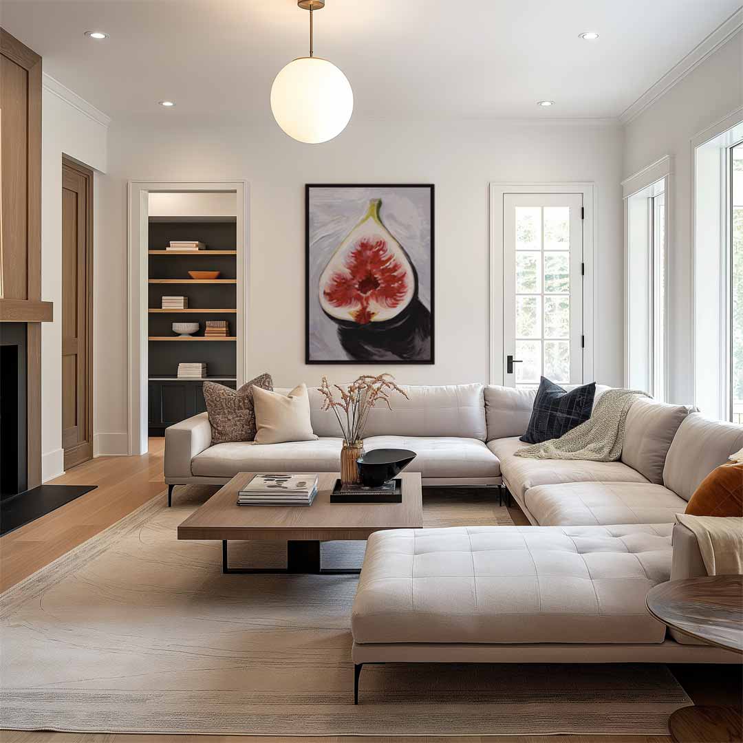 Sappige Vijg Kunstprint Kunstwerk-canvas-dibond-plexiglas-wanddecoratie-WallArtistic