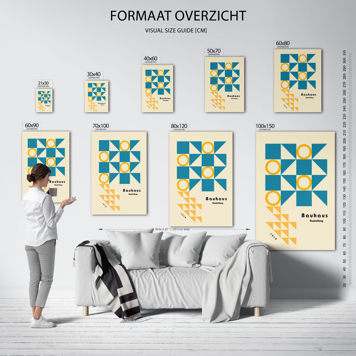 Vorm en kleur Poster