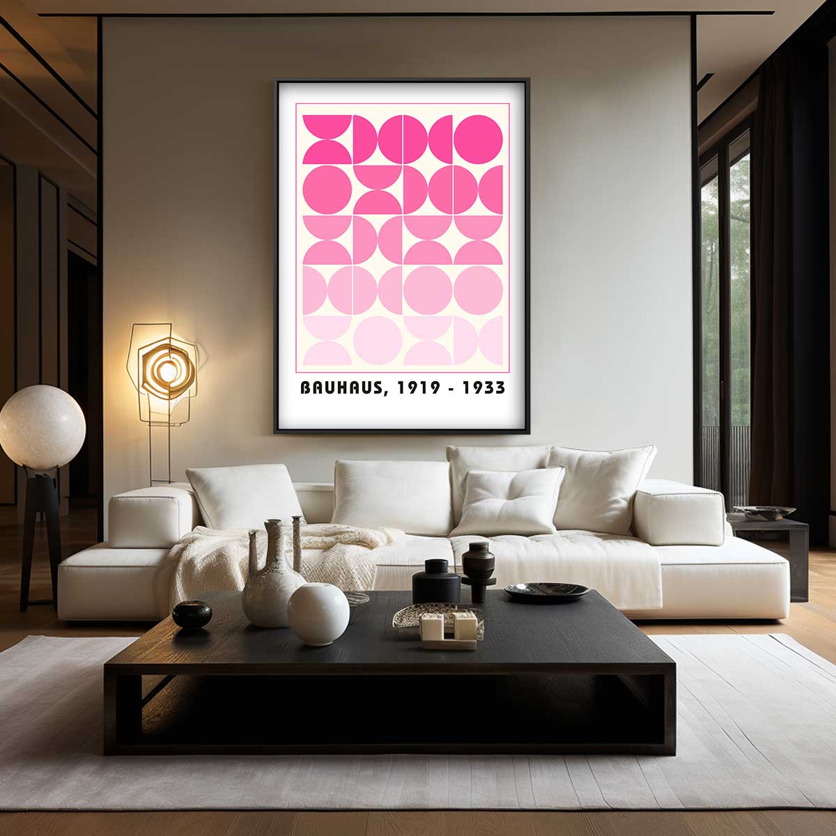 Bauhaus Geometrie Print Kunstwerk