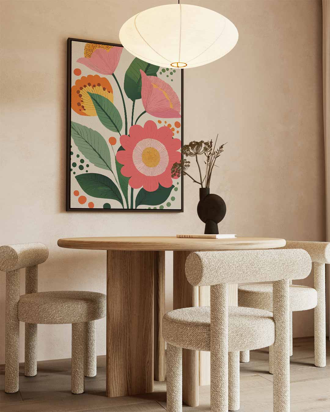 Bloemrijke Droom Kunstwerk-canvas-dibond-plexiglas-wanddecoratie-WallArtistic