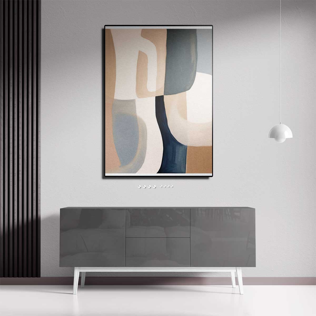 Harmonische Abstractie Kunstwerk-canvas-dibond-plexiglas-wanddecoratie-WallArtistic