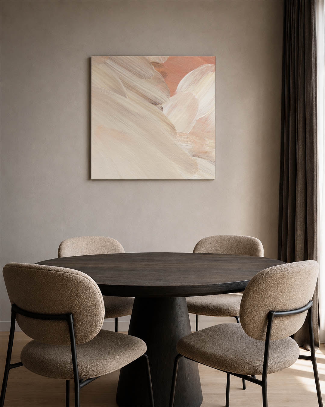 Zachte penseelstreken Kunstwerk