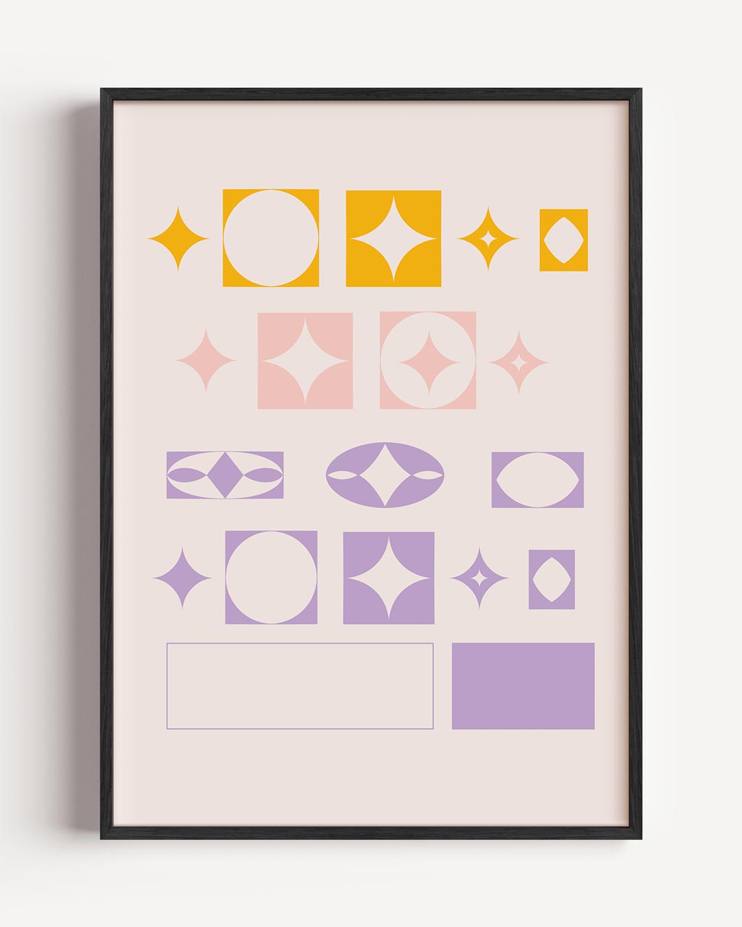 Sterren Glow Poster-WallArtistic