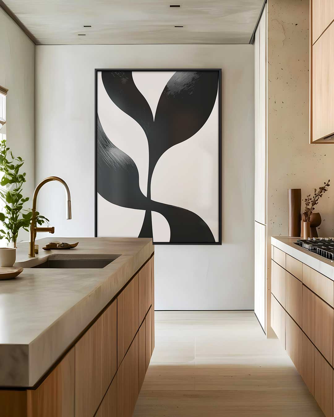 Minimalistische Elegantie Kunstwerk-canvas-dibond-plexiglas-wanddecoratie-WallArtistic