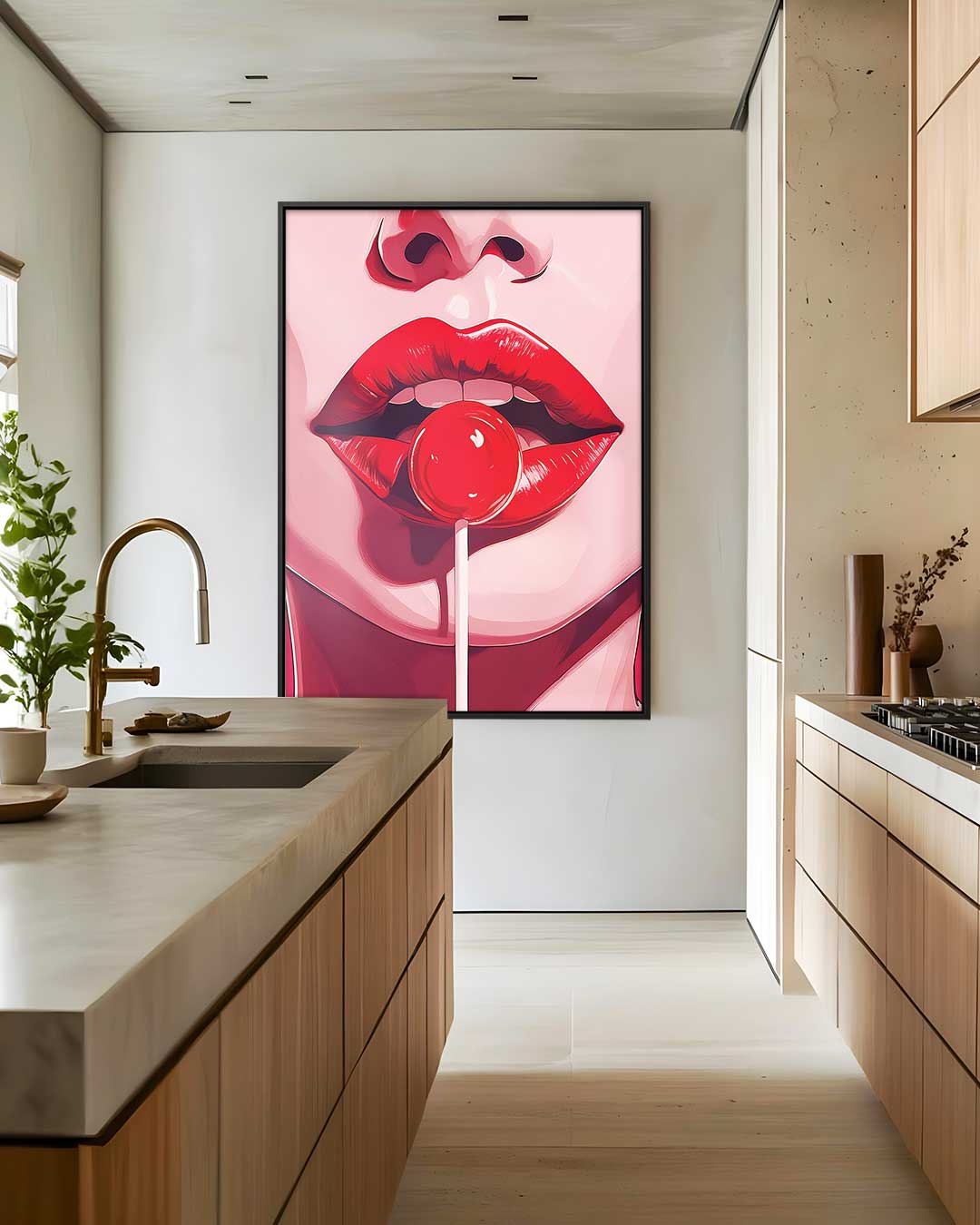 Pop Art Lolly Delight Kunstwerk-canvas-dibond-plexiglas-wanddecoratie-WallArtistic